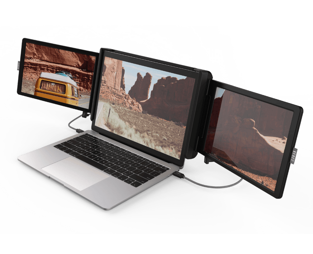 11 Best Triple Portable Monitors To Improve Your Productivity While WFH